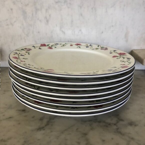 LENOX Rose Garden Dinner Plates Casual Images @ 11" - Picture 8 of 14